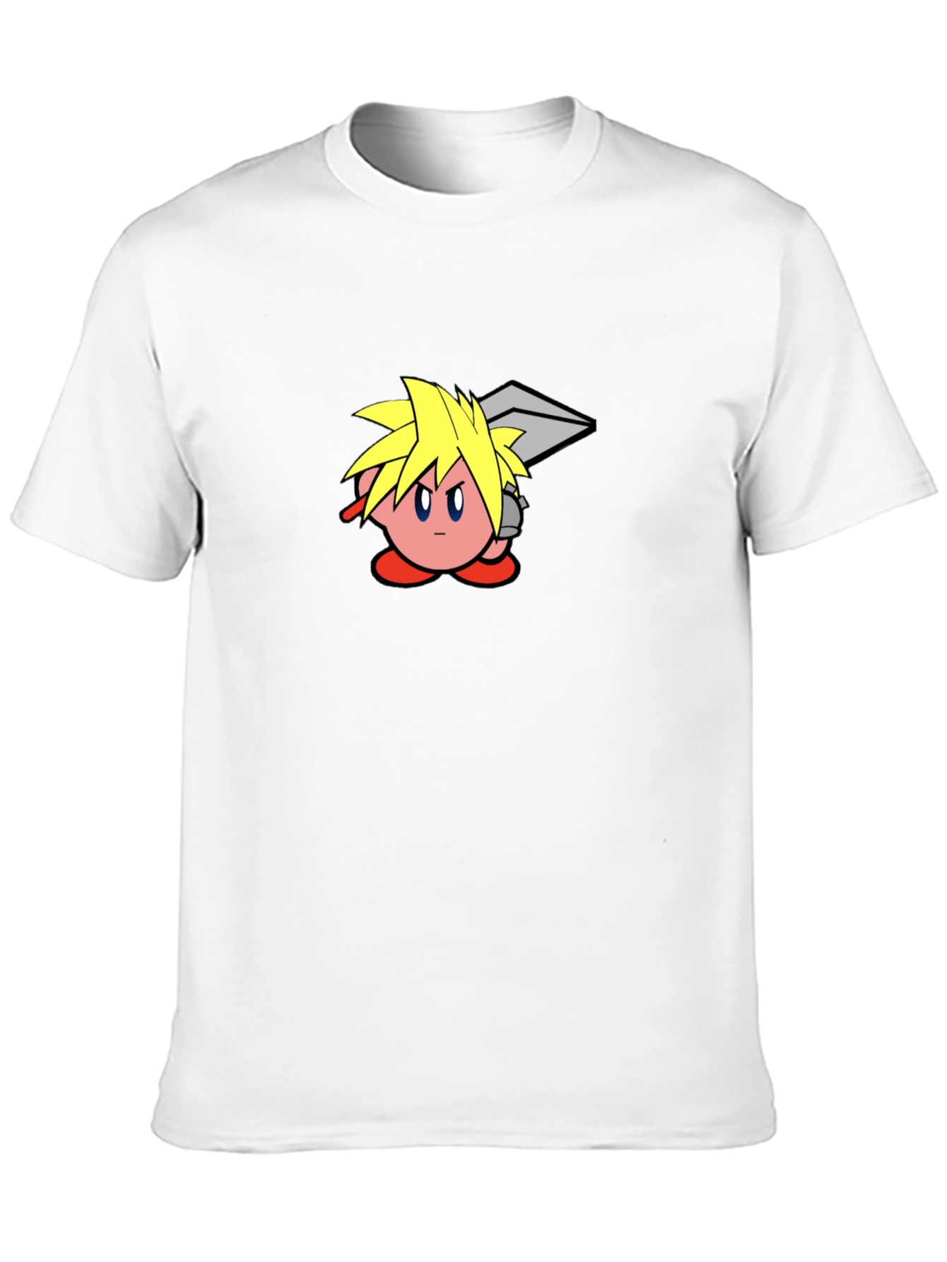 Kirby Cloud T-Shirt - Black Cotton Graphic Tee