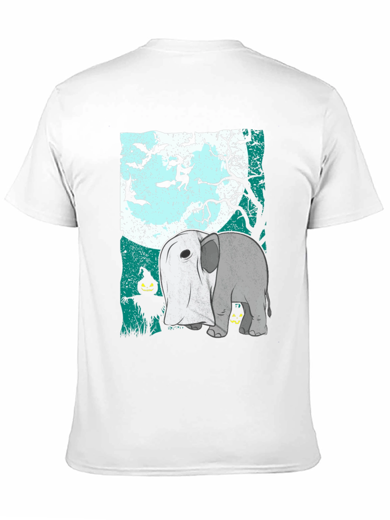 Halloween Elephant Ghost T-Shirt