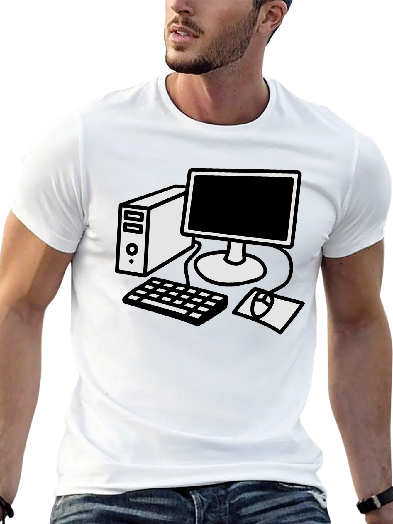 Retro Computer Graphic Tee