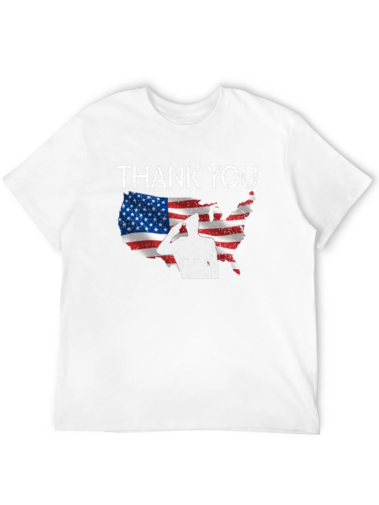Thank You USA Flag Patriotic T-Shirt