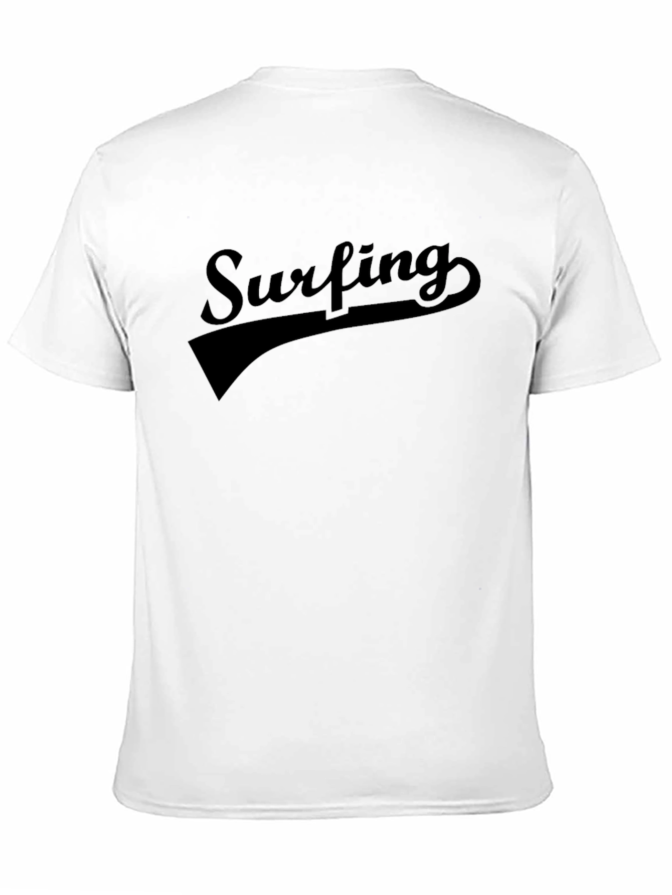 Surfing Graphic T-Shirt - Black