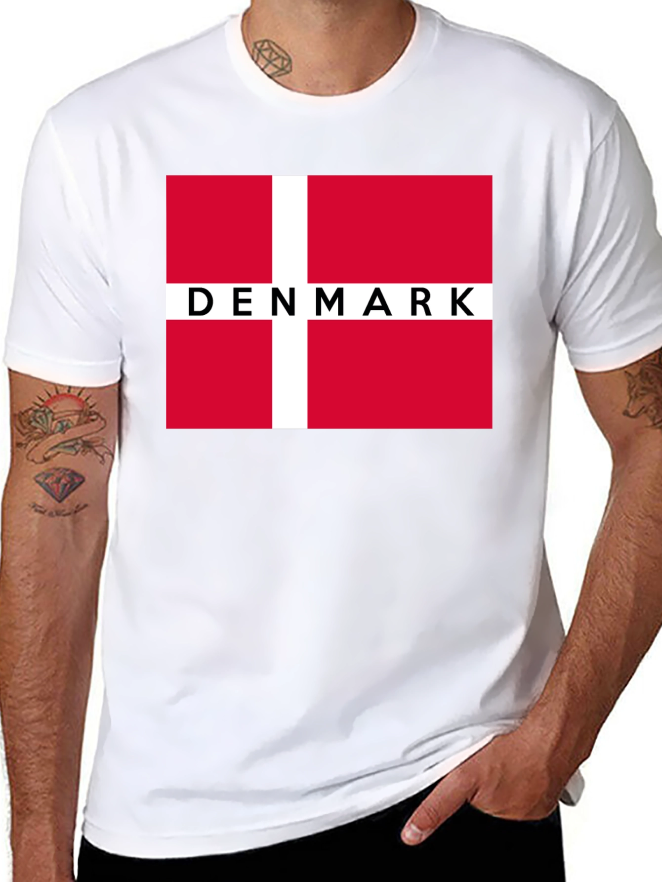 Denmark Flag T-Shirt - Show Your Pride!