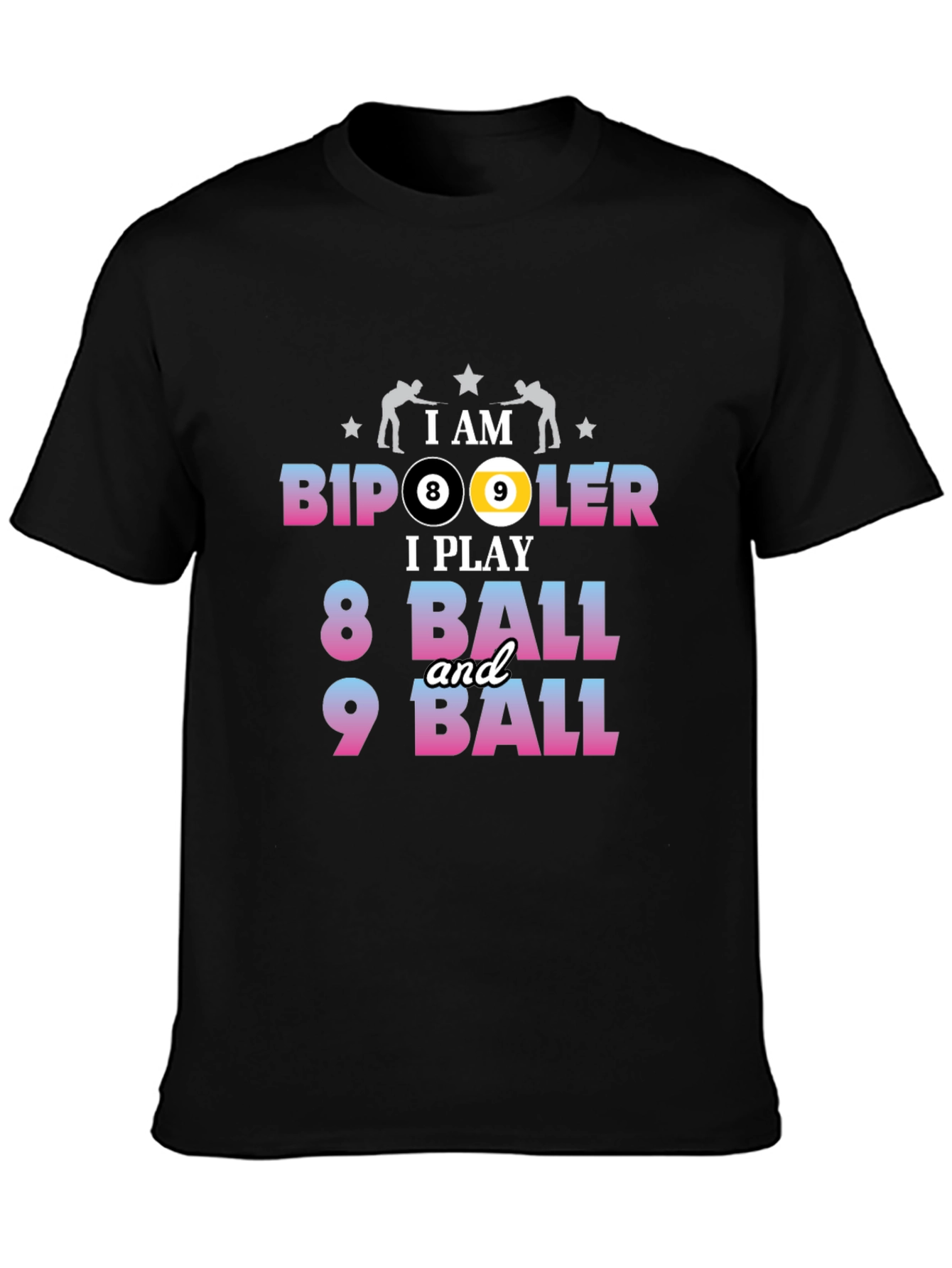 Bipooler Billiards T-Shirt - 8 Ball & 9 Ball