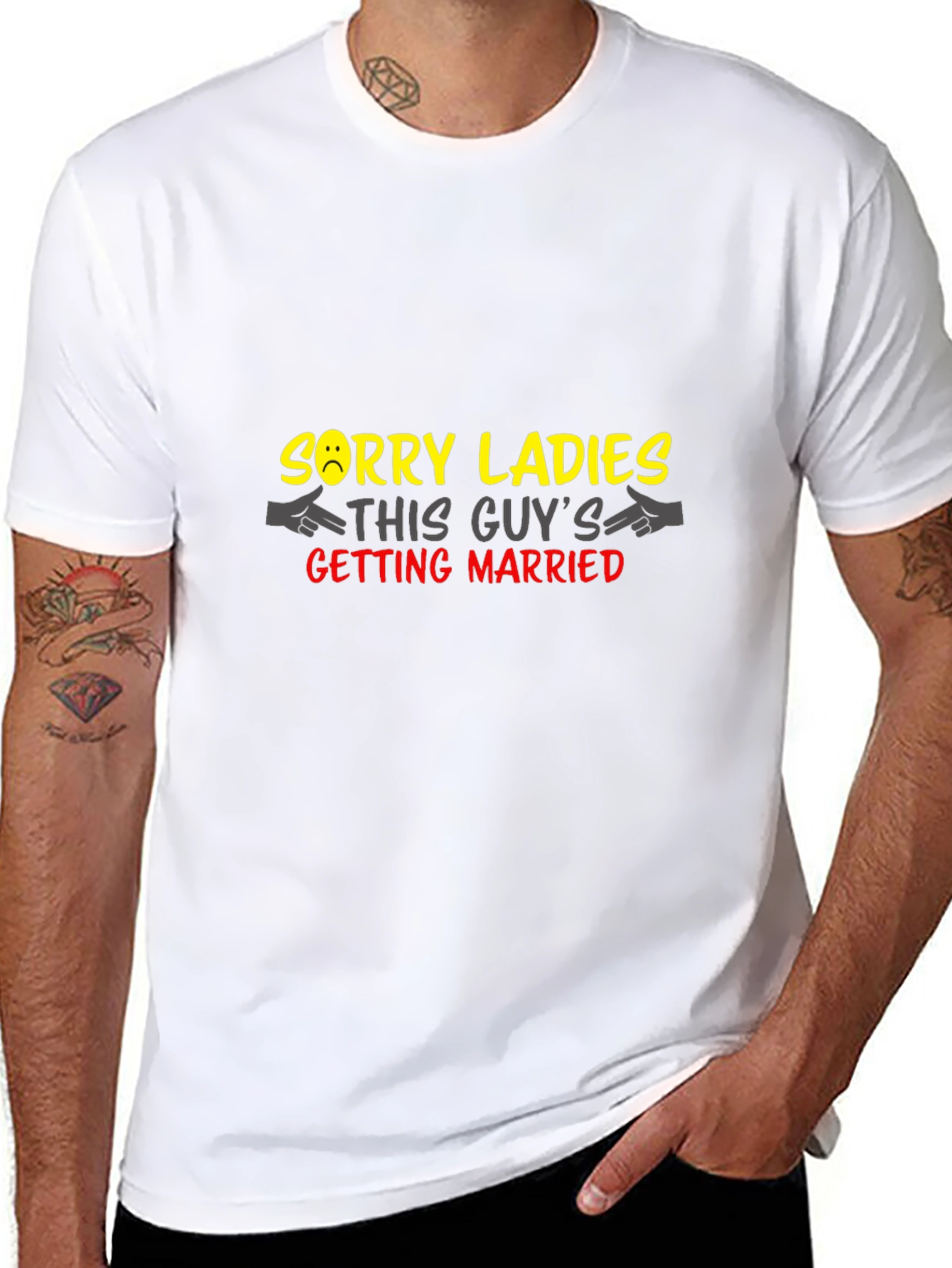 Funny Groom T-Shirt - Sorry Ladies Getting Married