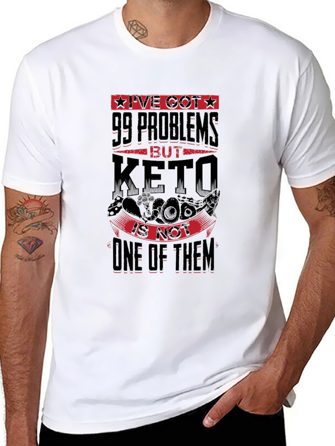 99 Problems But Keto Isnt One Black T-Shirt