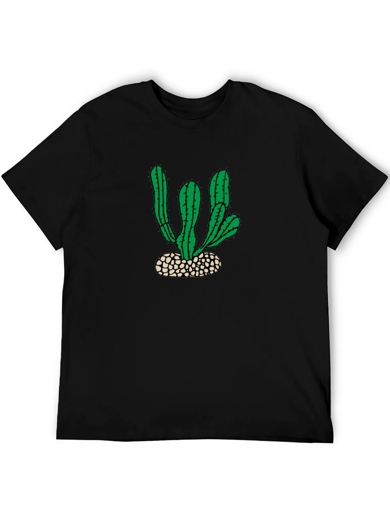 Cactus Tee: Green Desert Plant Design