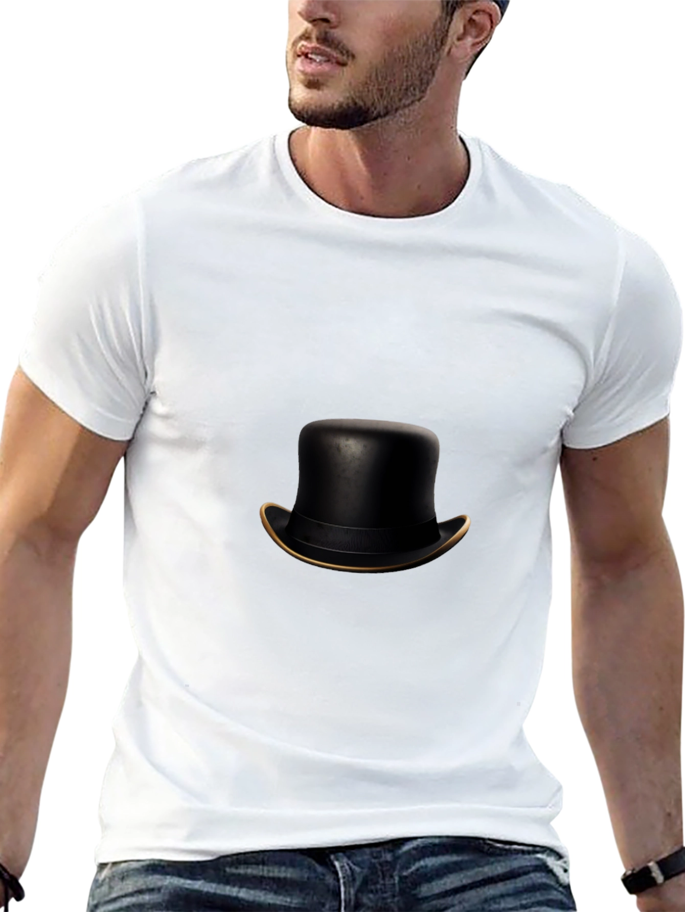 Top Hat Tee - Sleek & Stylish