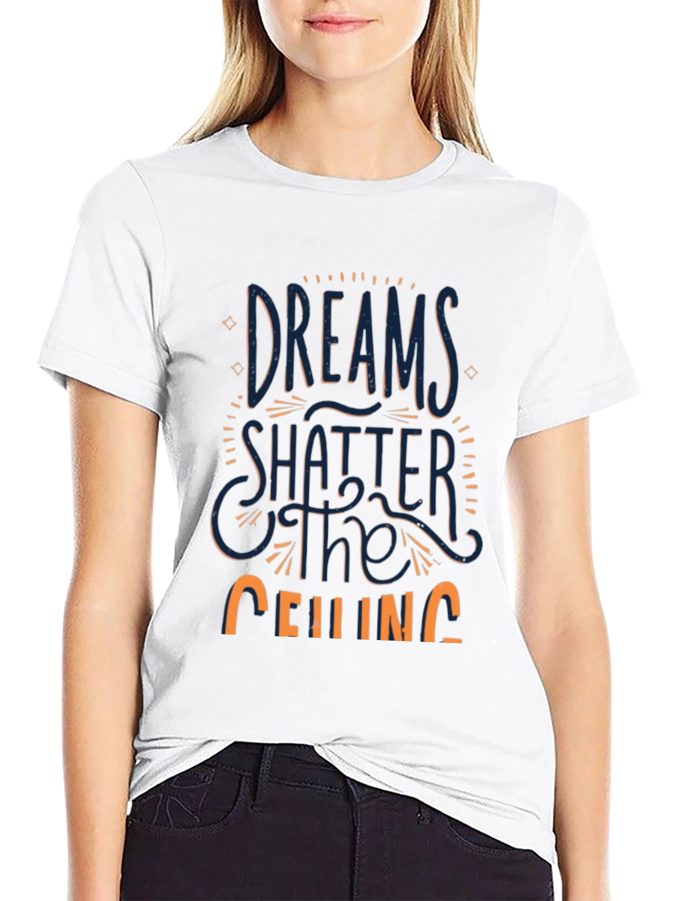 Dreams Shatter The Ceiling Graphic Tee