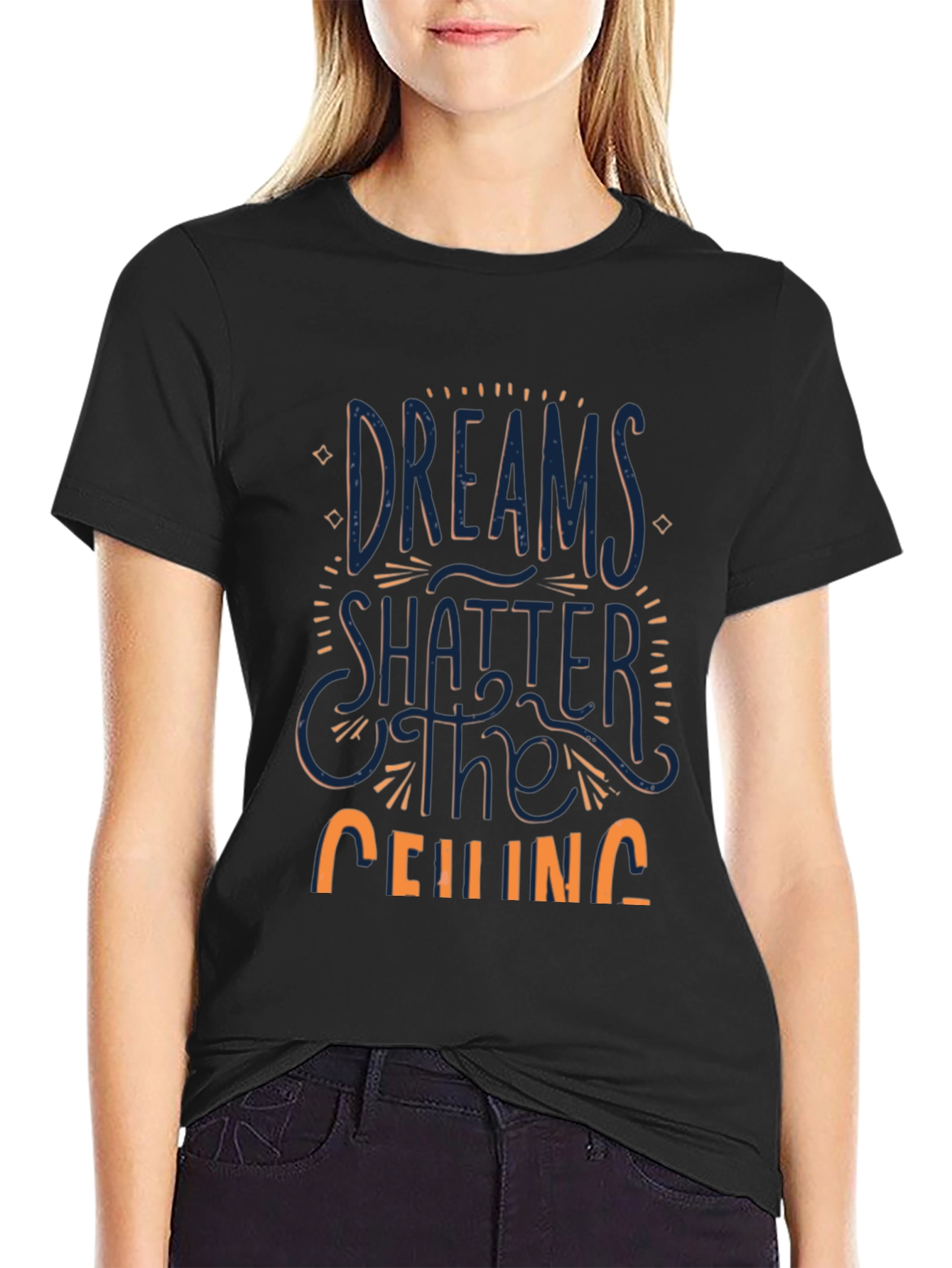 Dreams Shatter The Ceiling Graphic Tee