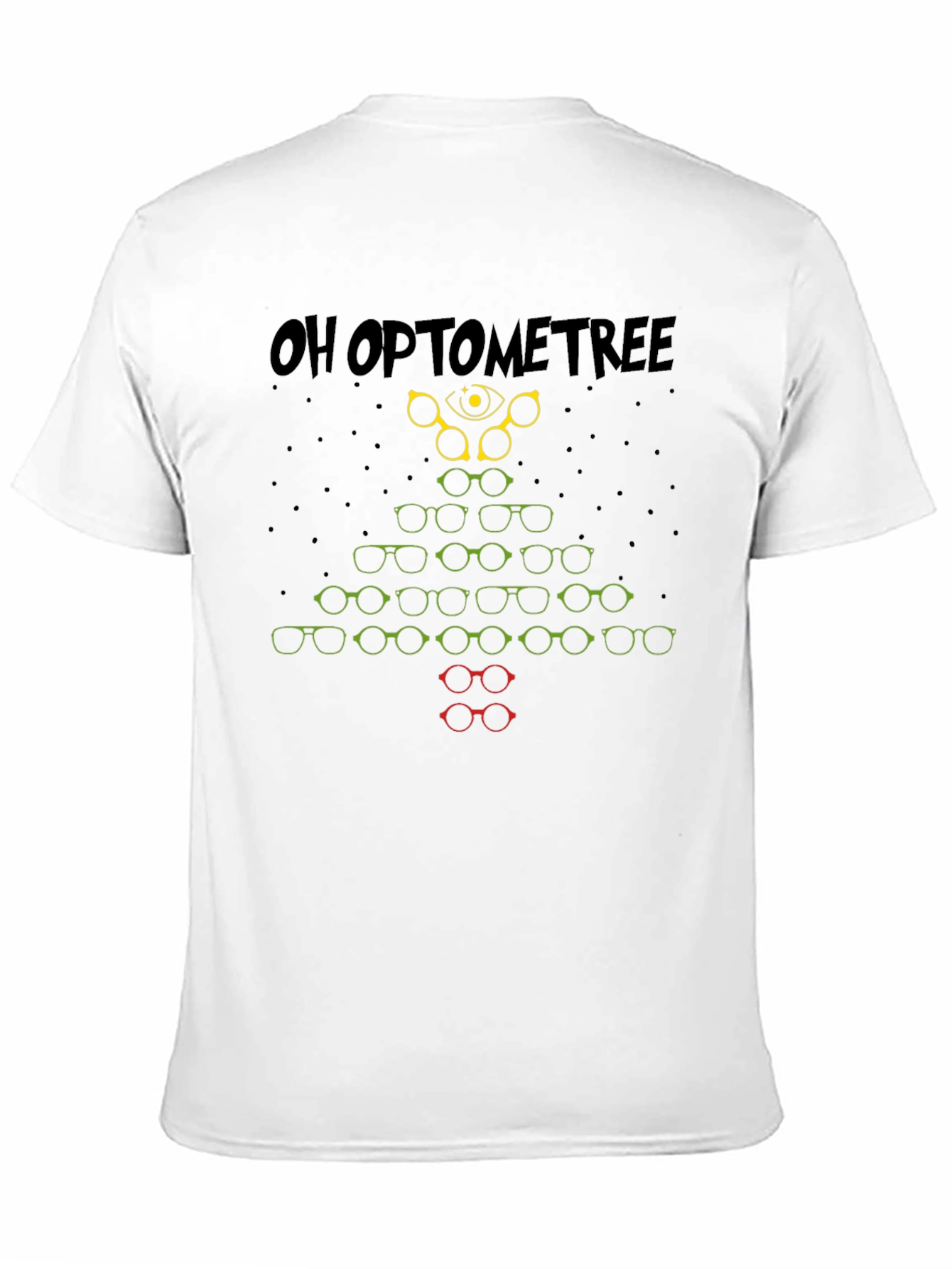 Oh Optometree T-Shirt - Christmas Glasses Tree