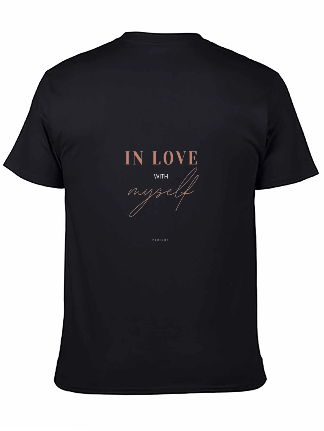 In Love With Myself Black Graphic Tee