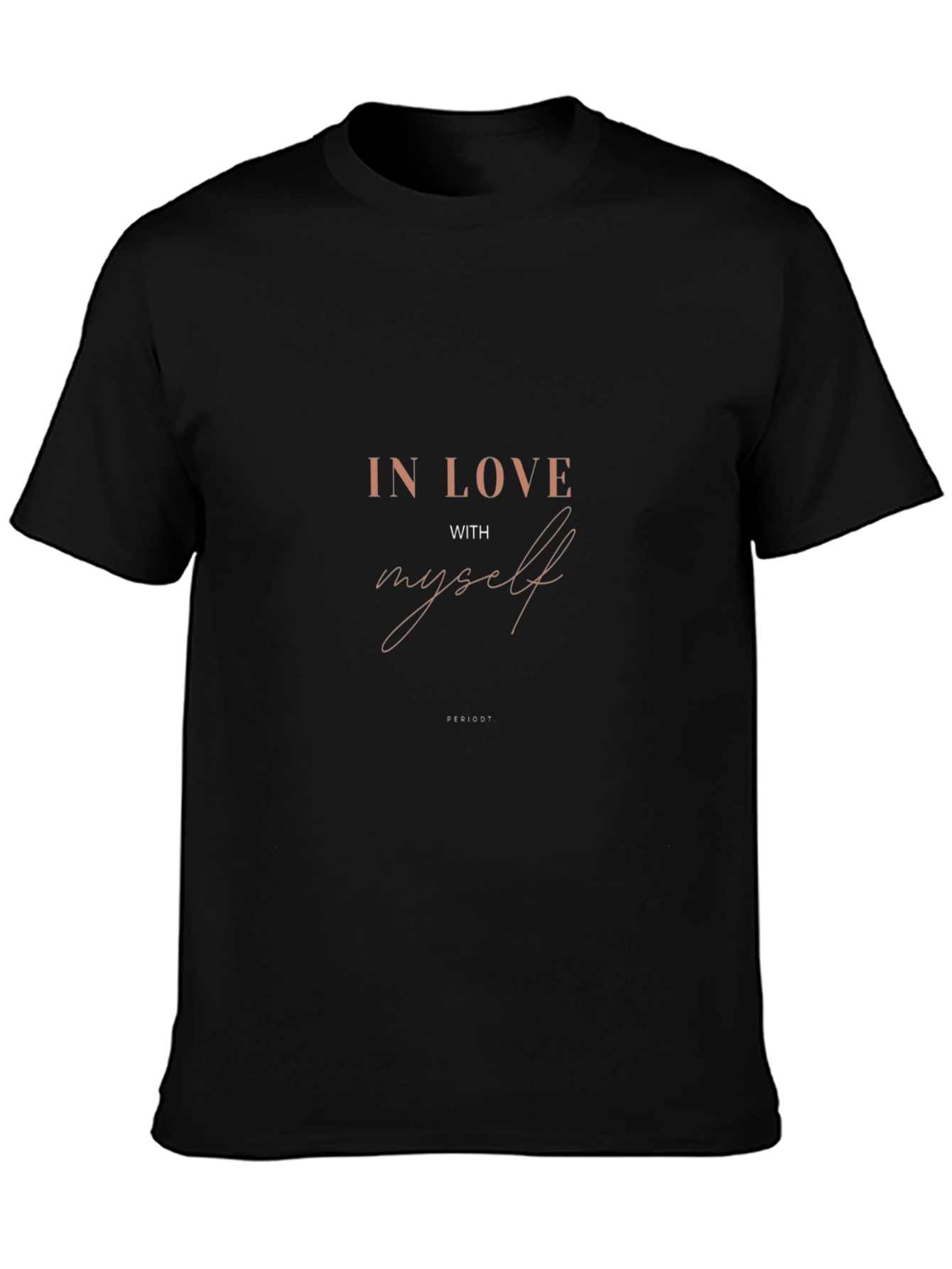 In Love With Myself Black Graphic Tee