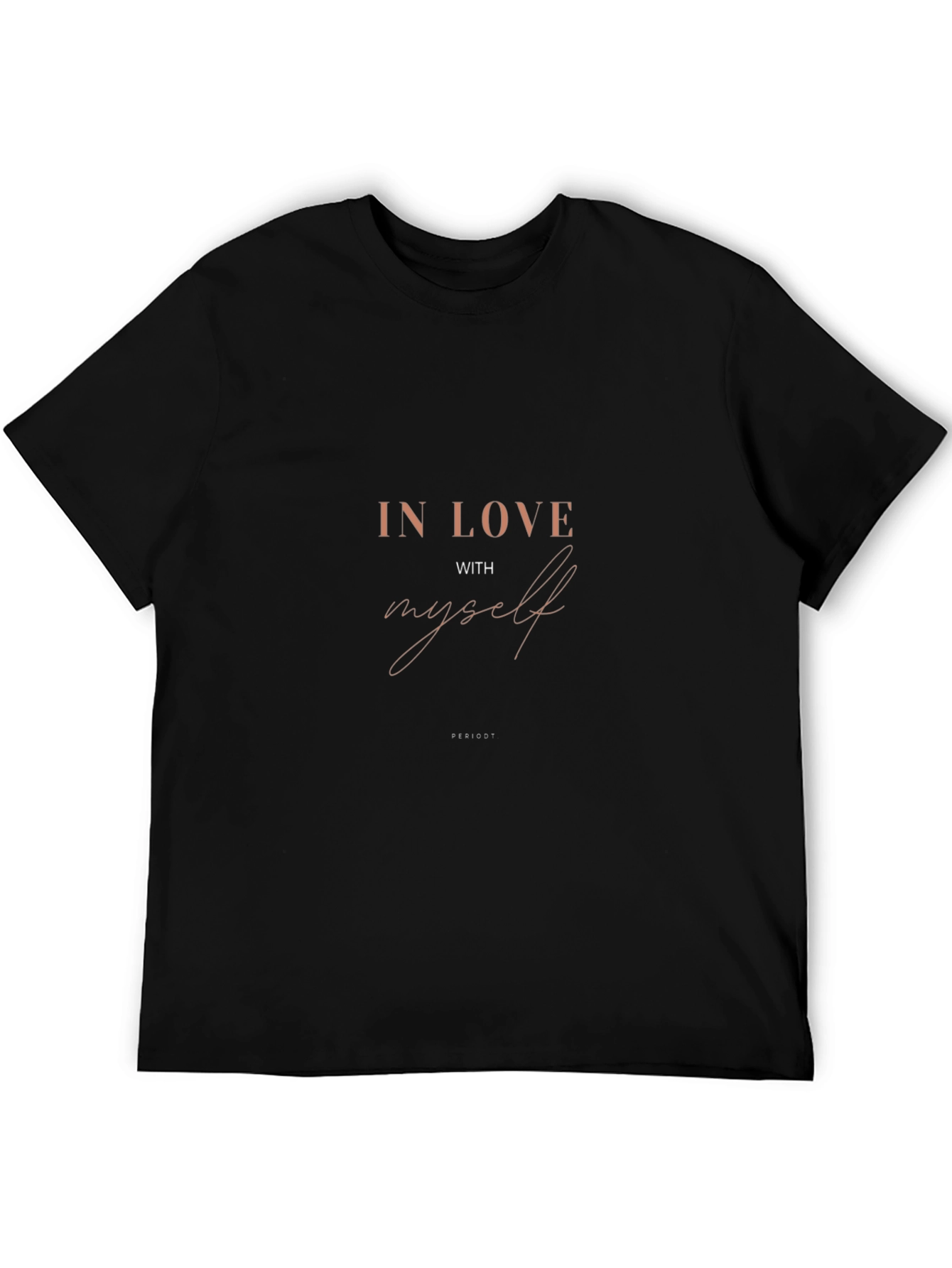 In Love With Myself Black Graphic Tee