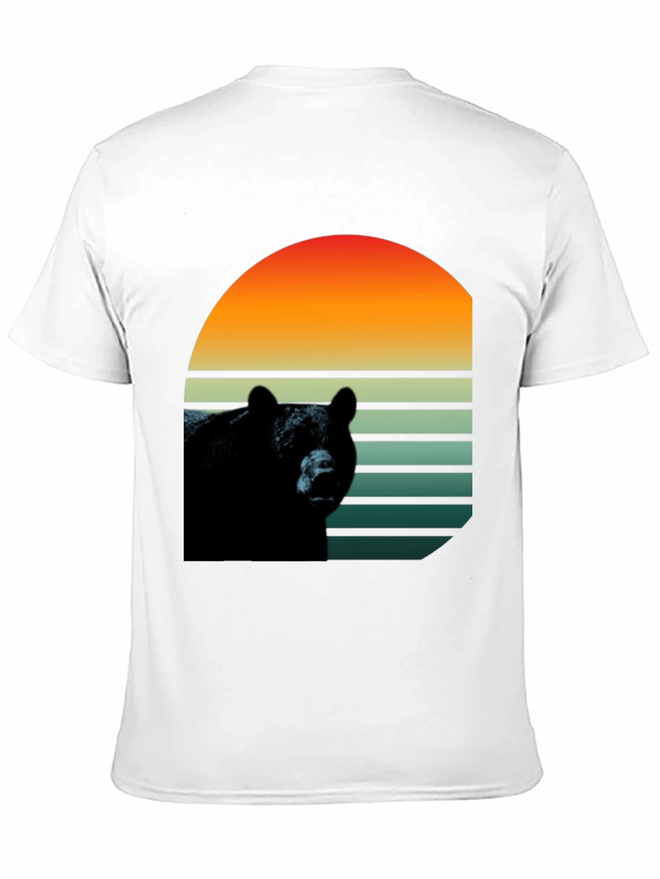Retro Bear Graphic T-Shirt - Stylish Wildlife Design