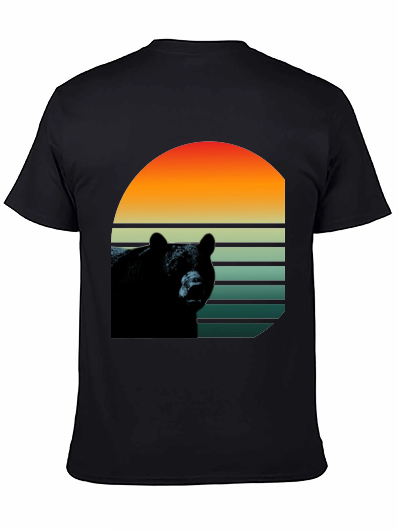 Retro Bear Graphic T-Shirt - Stylish Wildlife Design