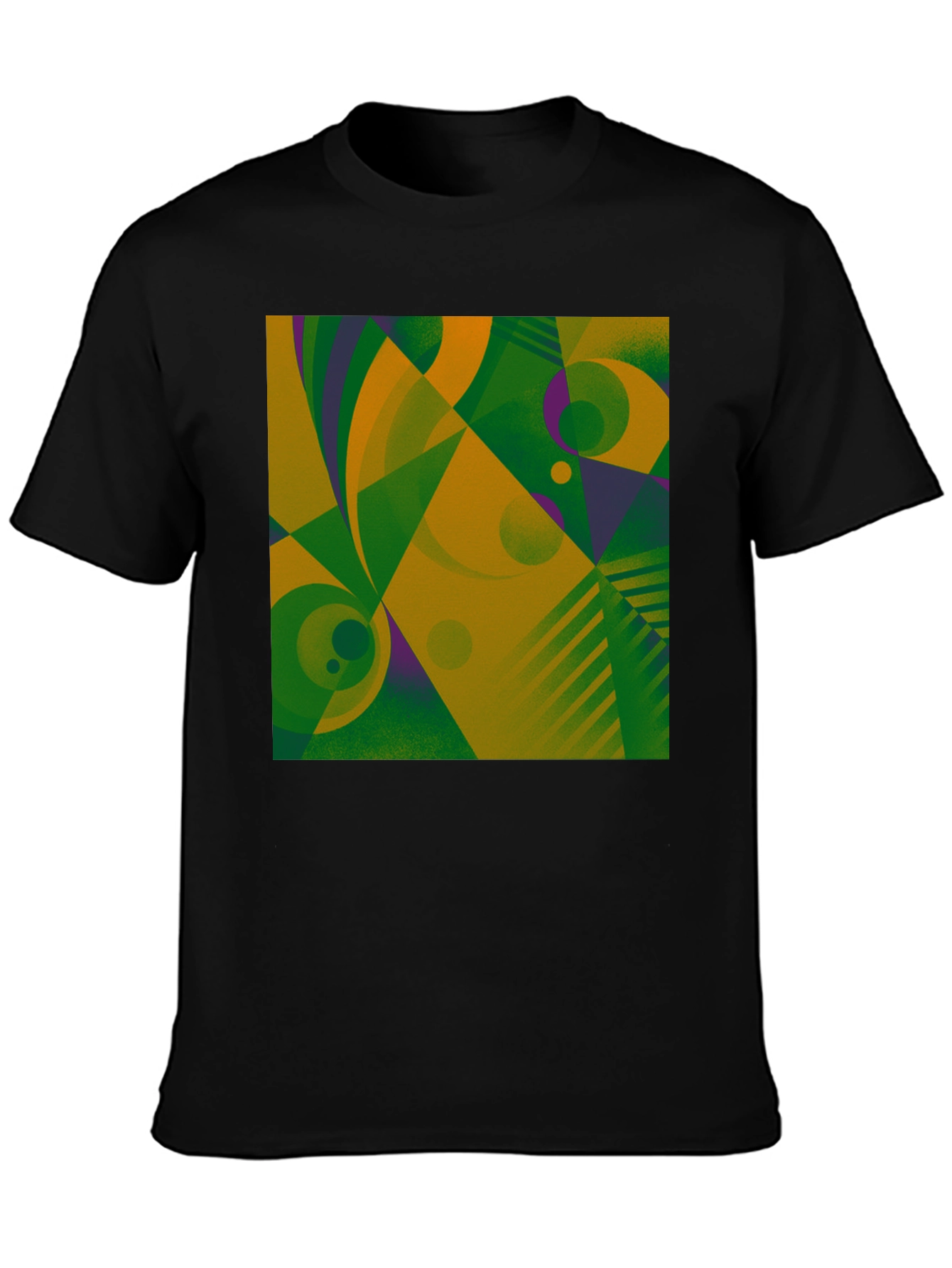 Abstract Geometric Graphic T-Shirt - Modern Art Tee