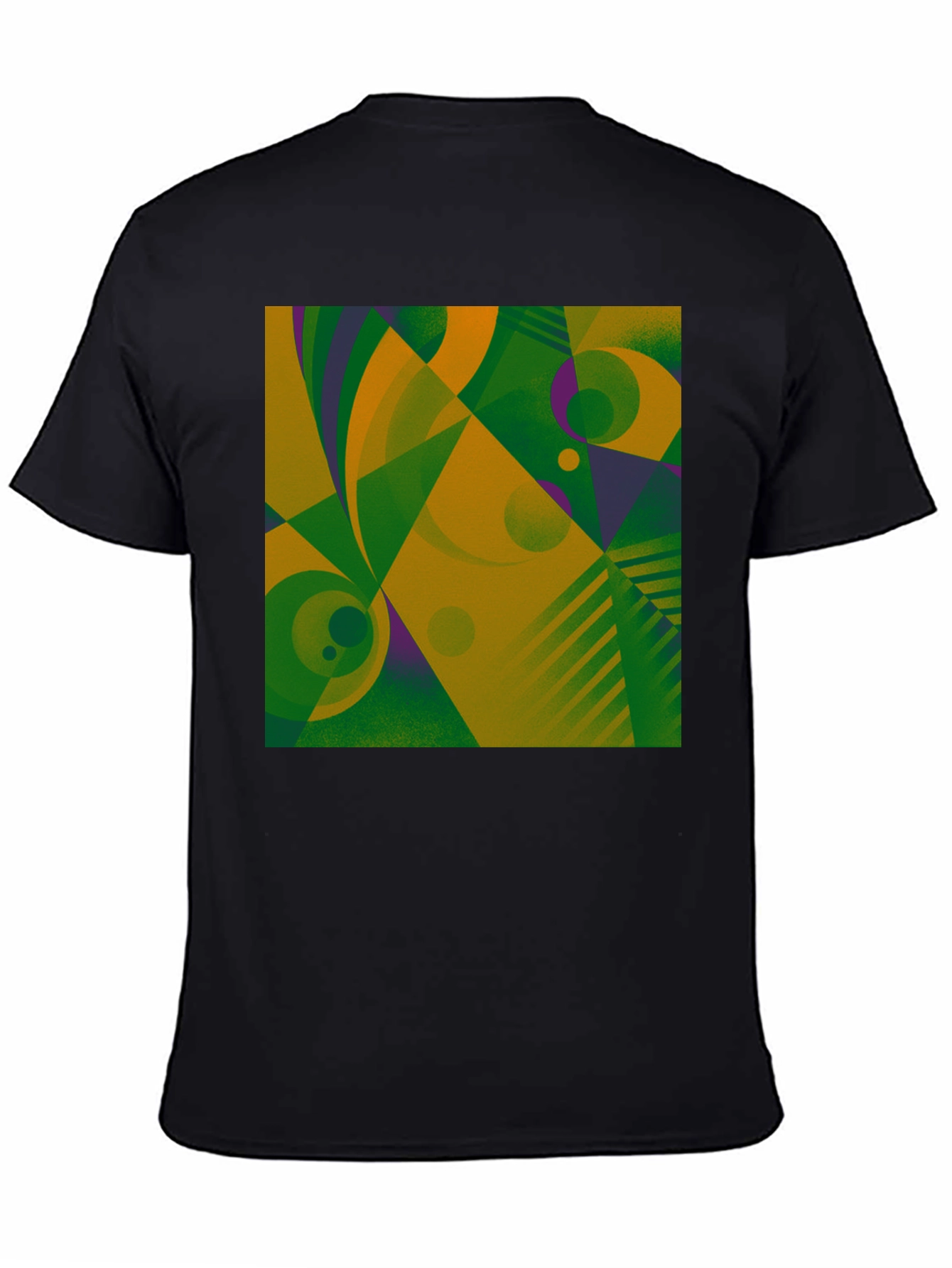 Abstract Geometric Graphic T-Shirt - Modern Art Tee