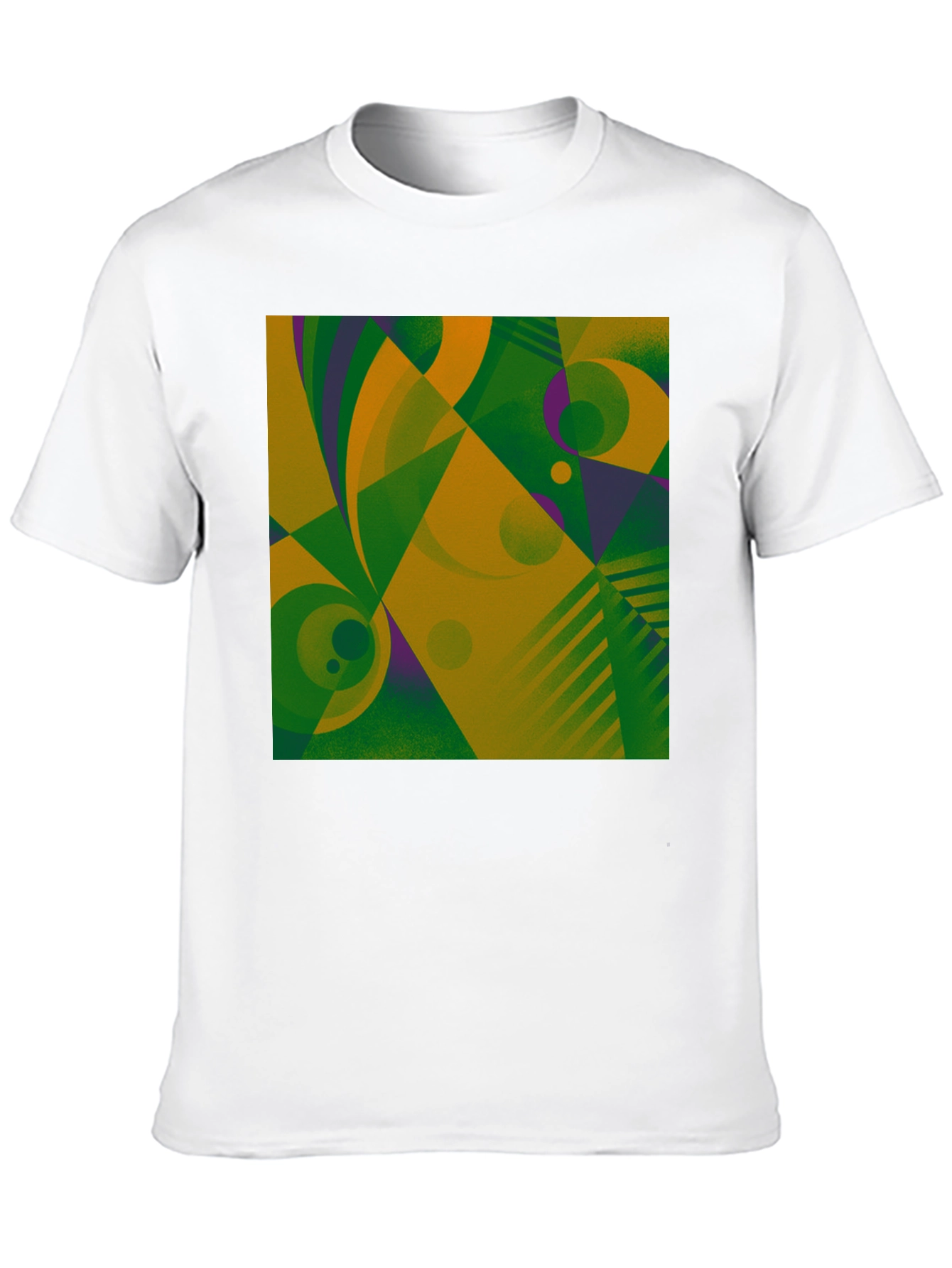 Abstract Geometric Graphic T-Shirt - Modern Art Tee