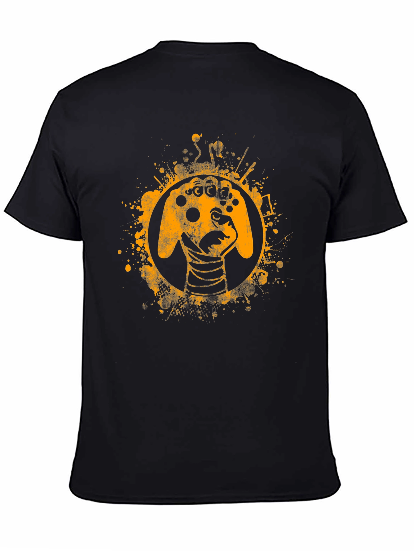 Gamer Controller Graphic Tee - Black