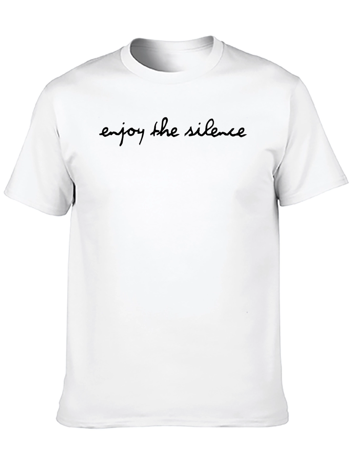 Enjoy The Silence Black T-Shirt