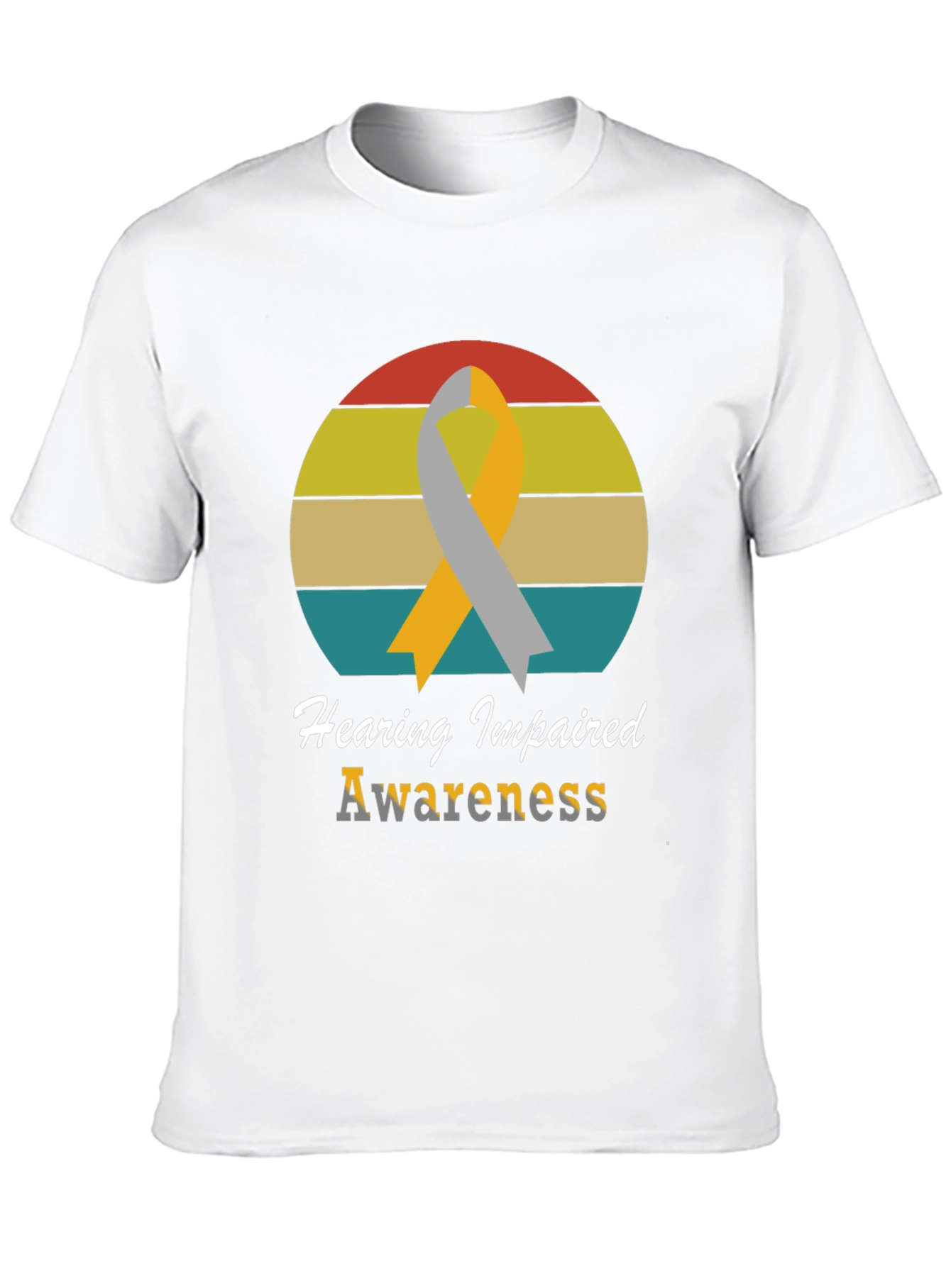 Hearing Impaired Awareness T-Shirt - Retro Style