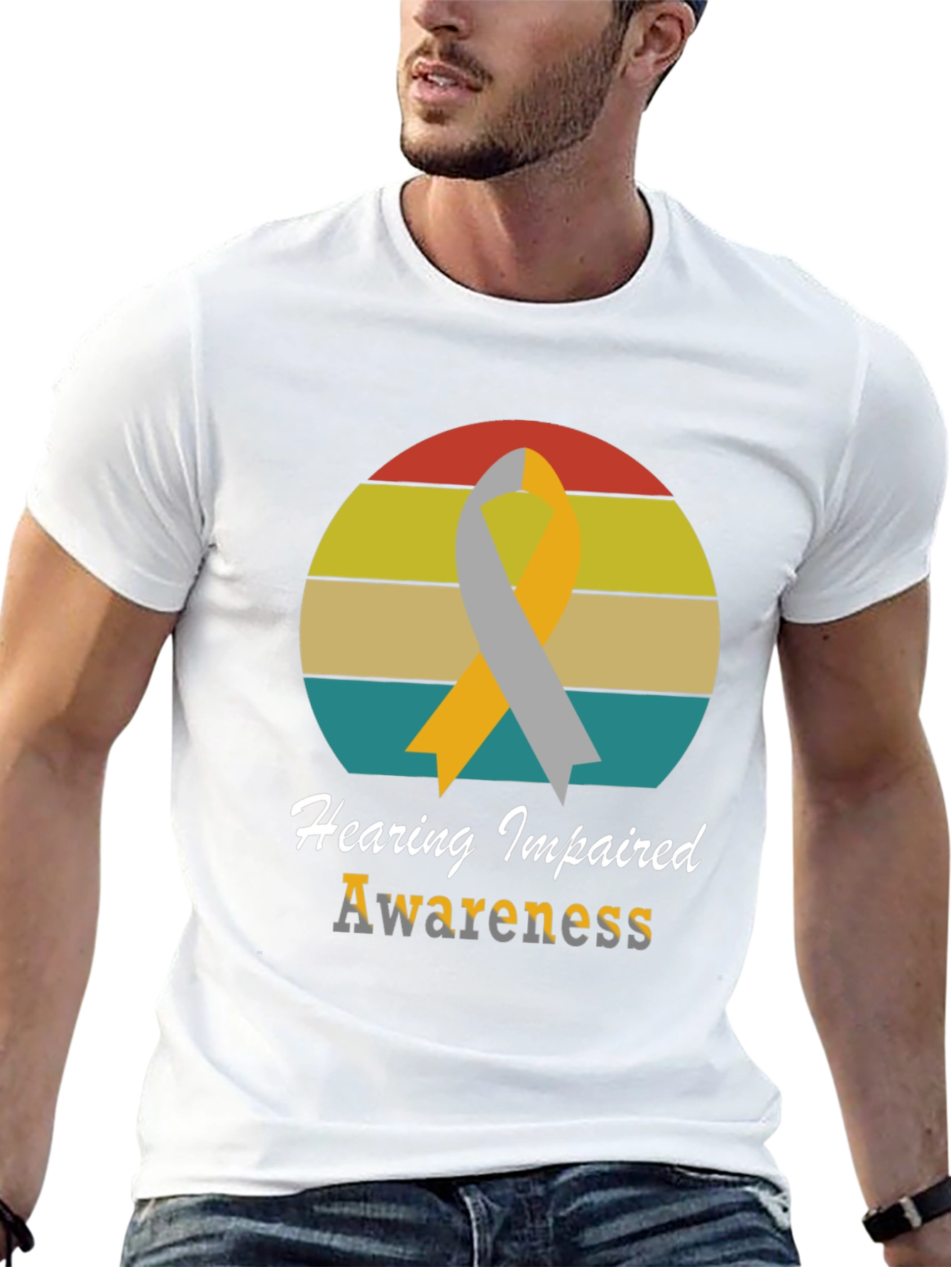 Hearing Impaired Awareness T-Shirt - Retro Style