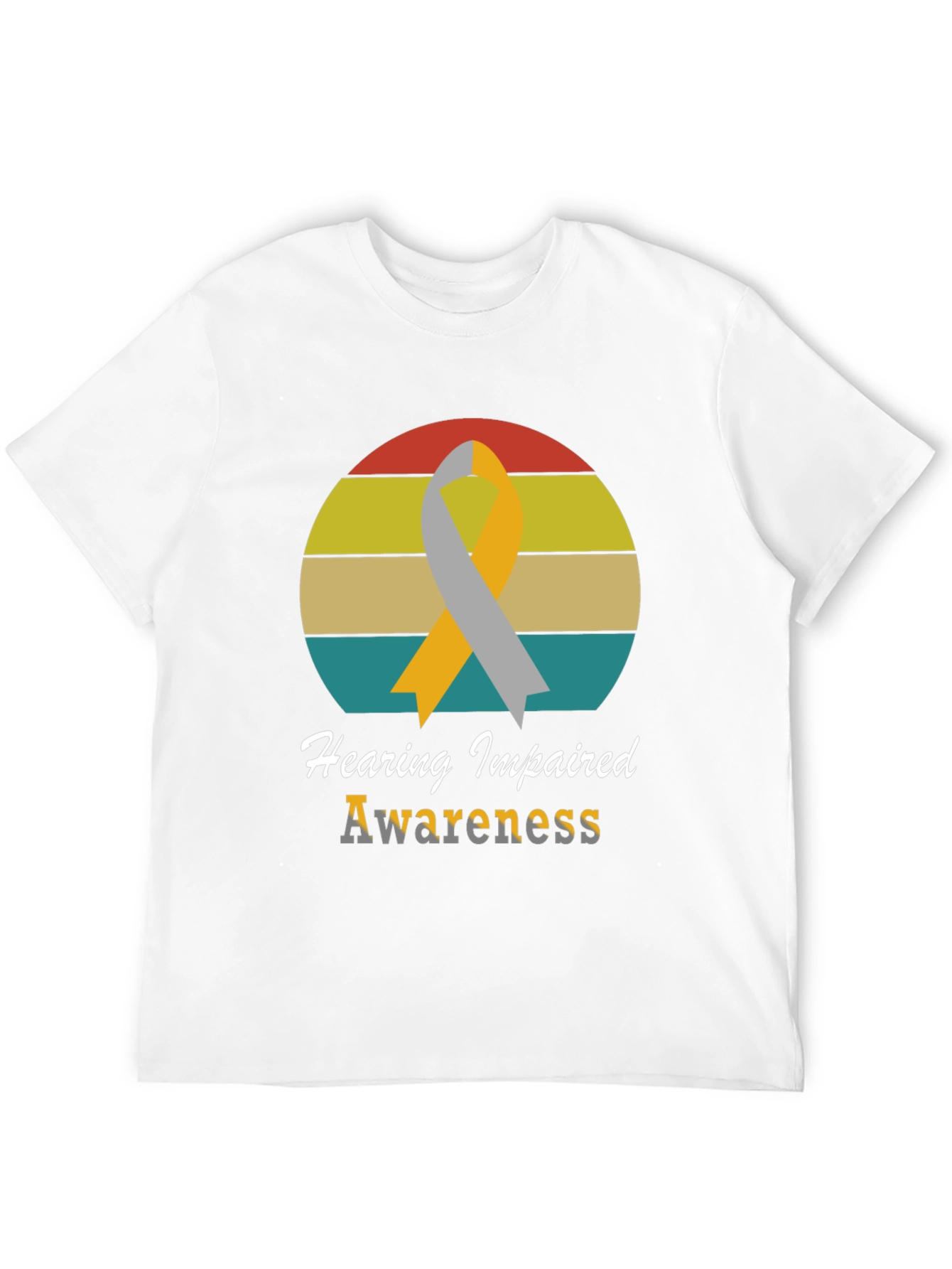 Hearing Impaired Awareness T-Shirt - Retro Style