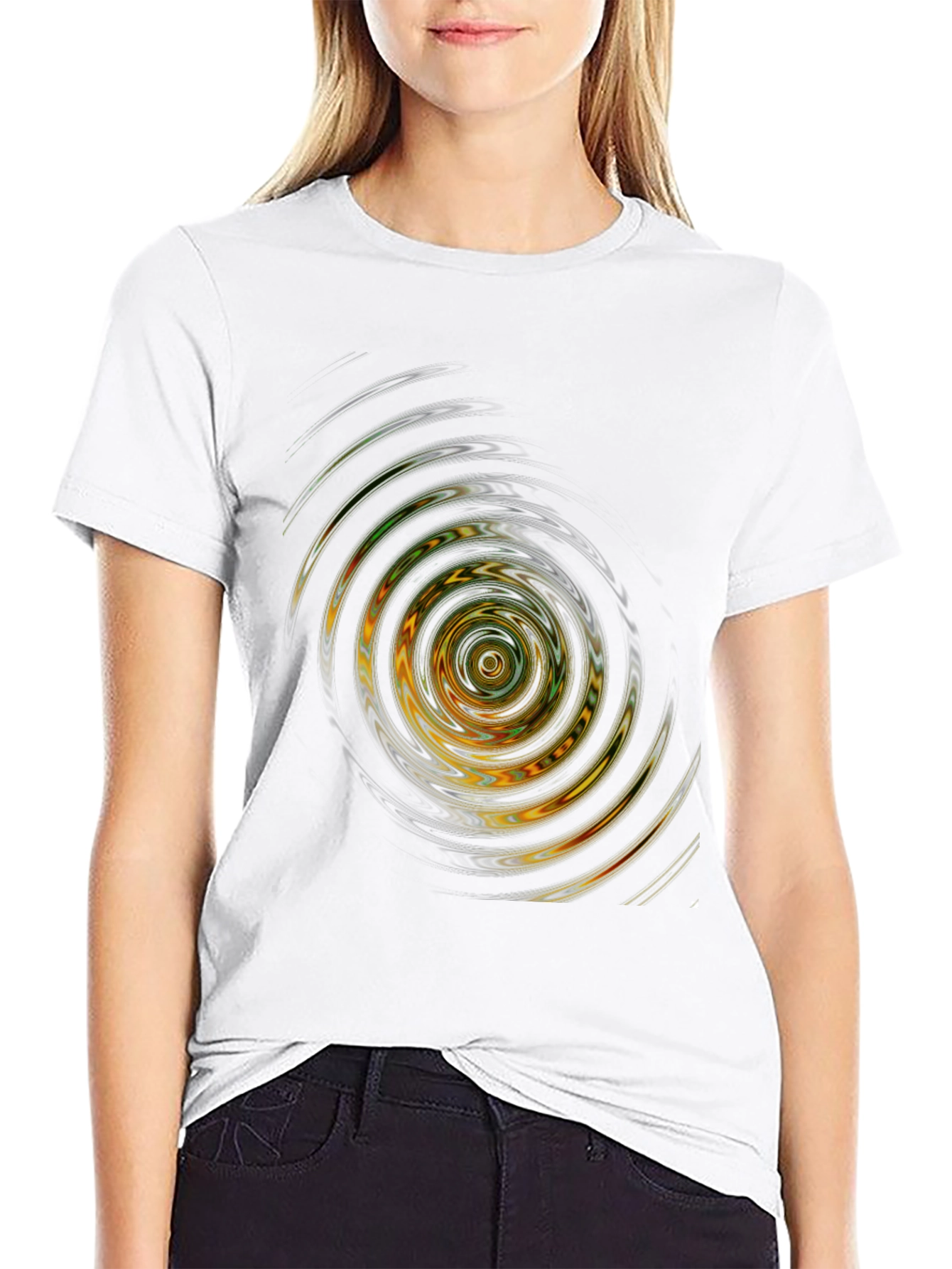 Vortex Graphic Black T-Shirt
