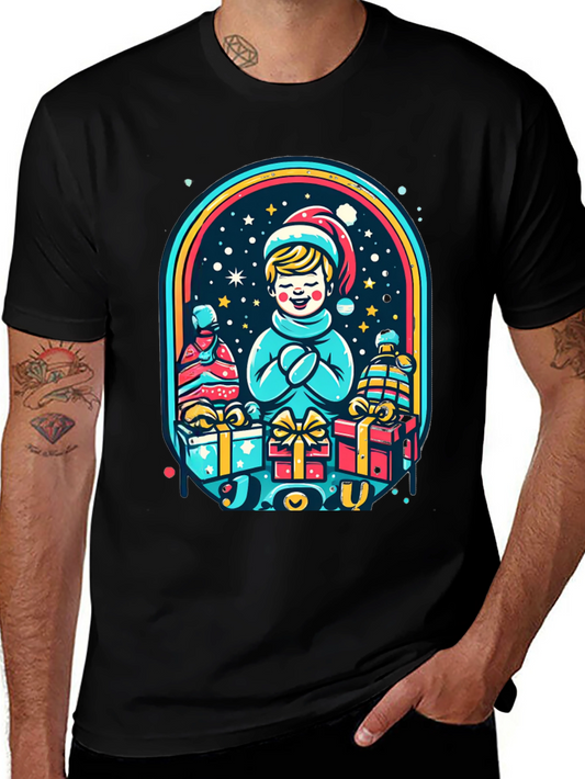 Festive Holiday Graphic T-Shirt