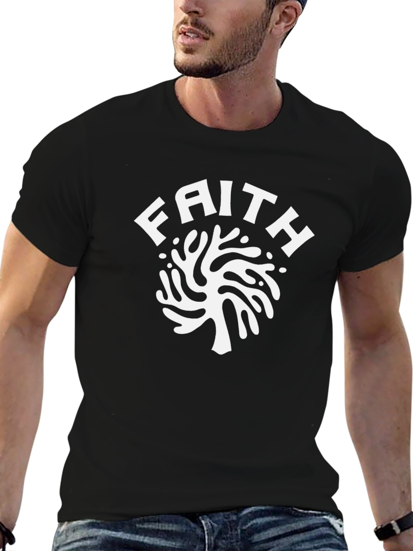 Faith Tree Graphic T-Shirt - Stylish Unisex Design