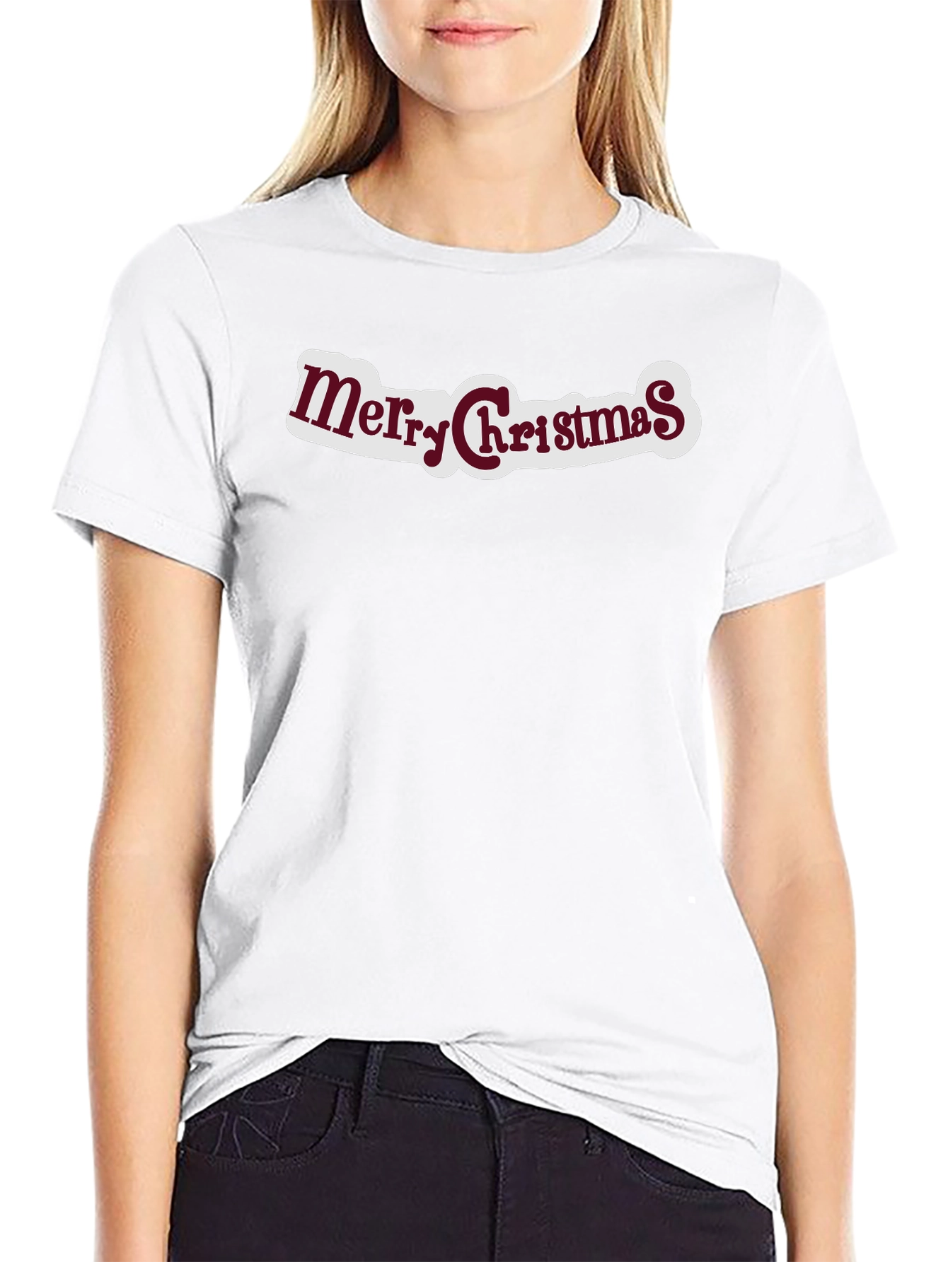 Merry Christmas Graphic Tee - Holiday Style