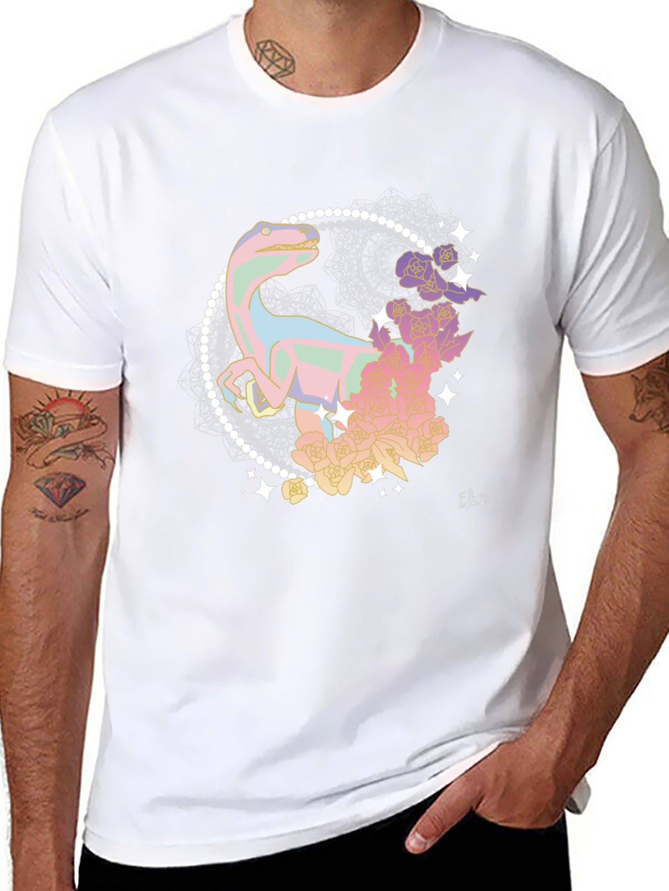 Pastel Dinosaur T-Shirt