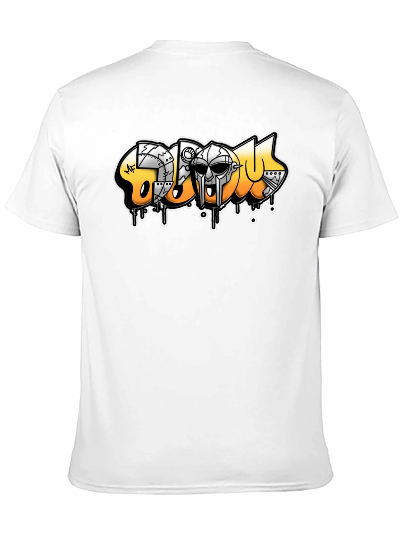 MF DOOM Graffiti Art Black T-Shirt