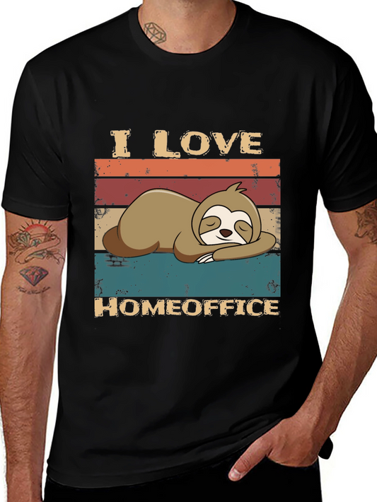 I Love Homeoffice Sloth T-Shirt