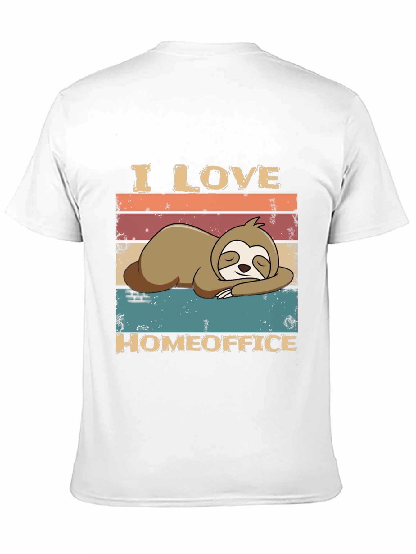 I Love Homeoffice Sloth T-Shirt