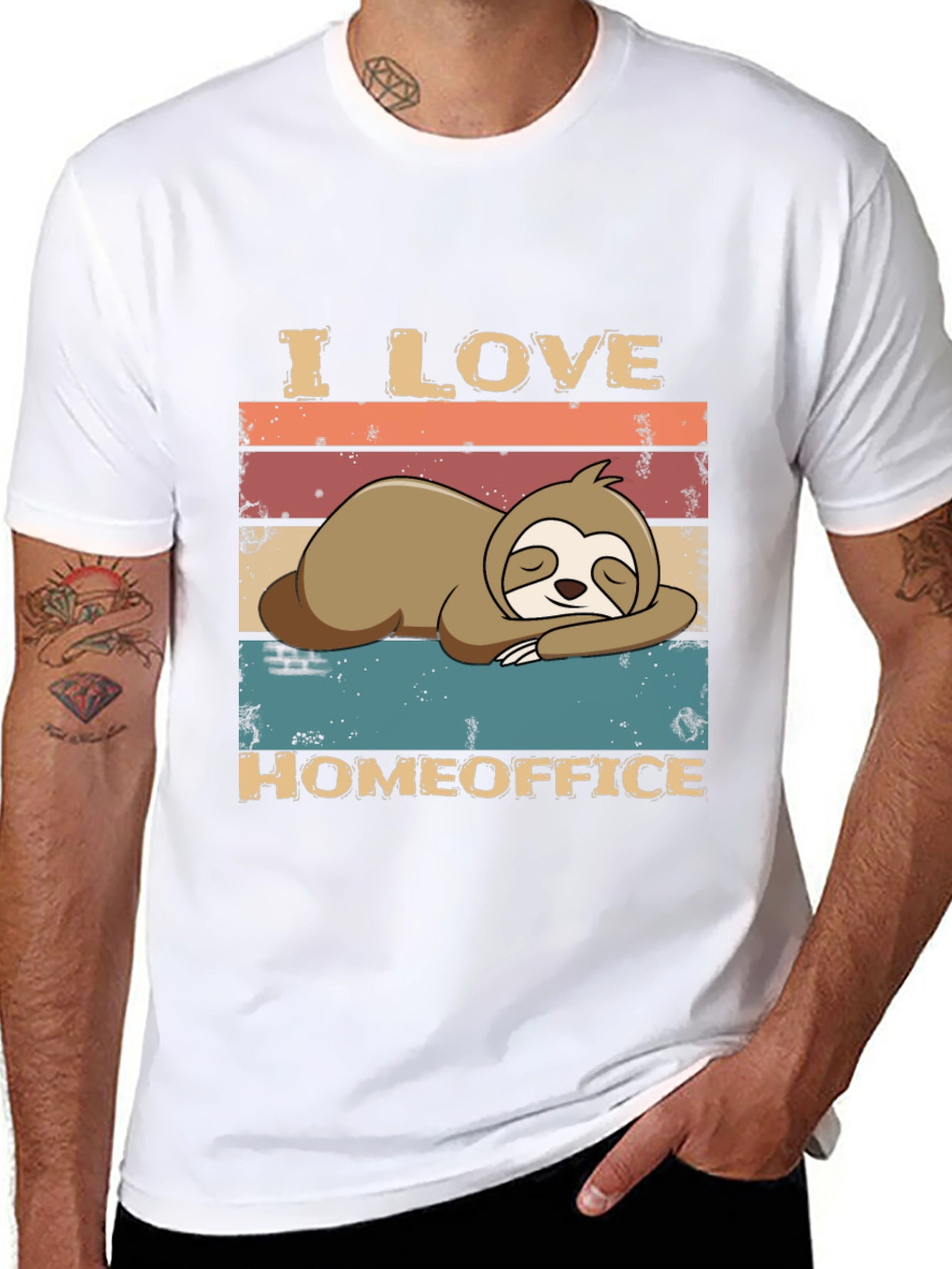 I Love Homeoffice Sloth T-Shirt