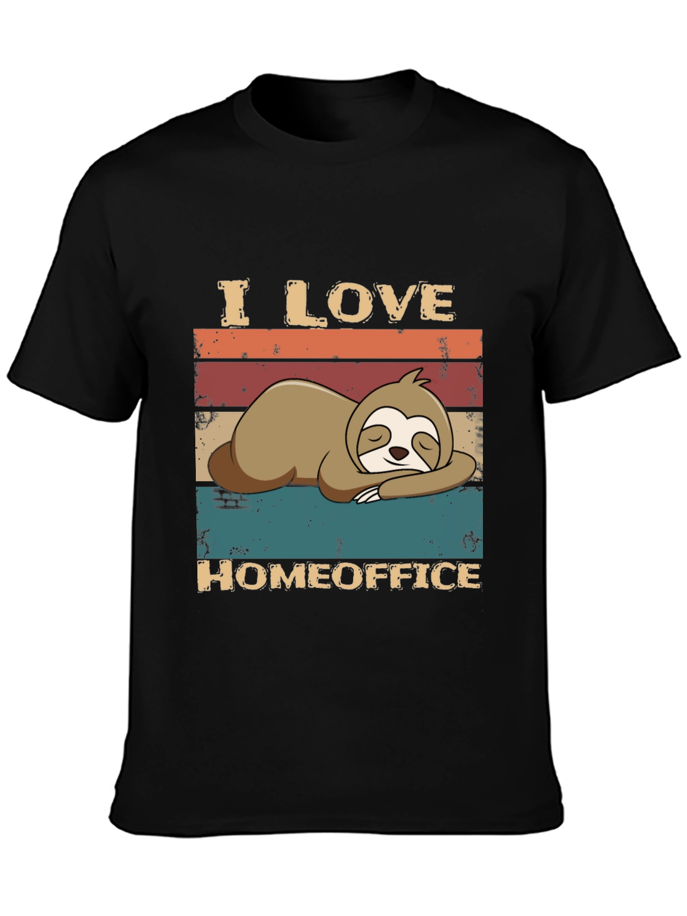 I Love Homeoffice Sloth T-Shirt