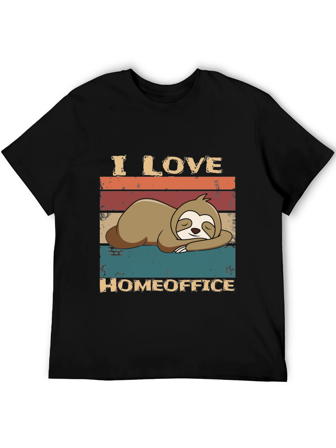 I Love Homeoffice Sloth T-Shirt