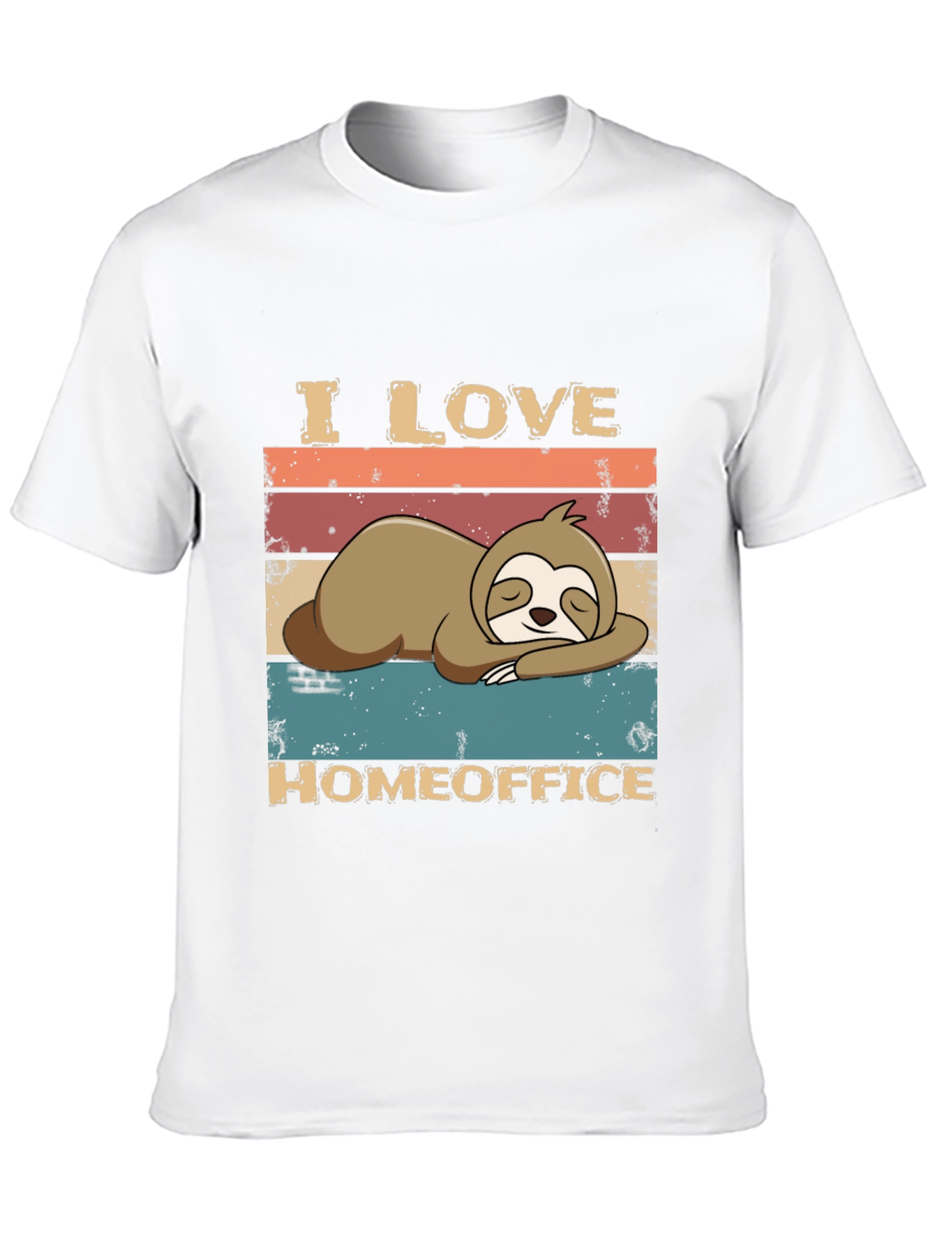I Love Homeoffice Sloth T-Shirt