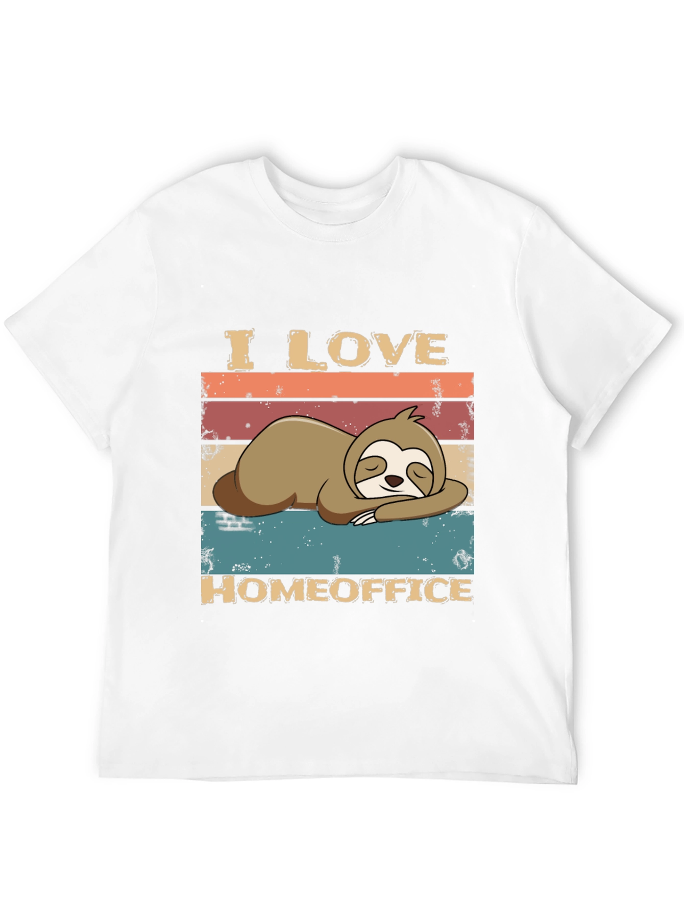 I Love Homeoffice Sloth T-Shirt