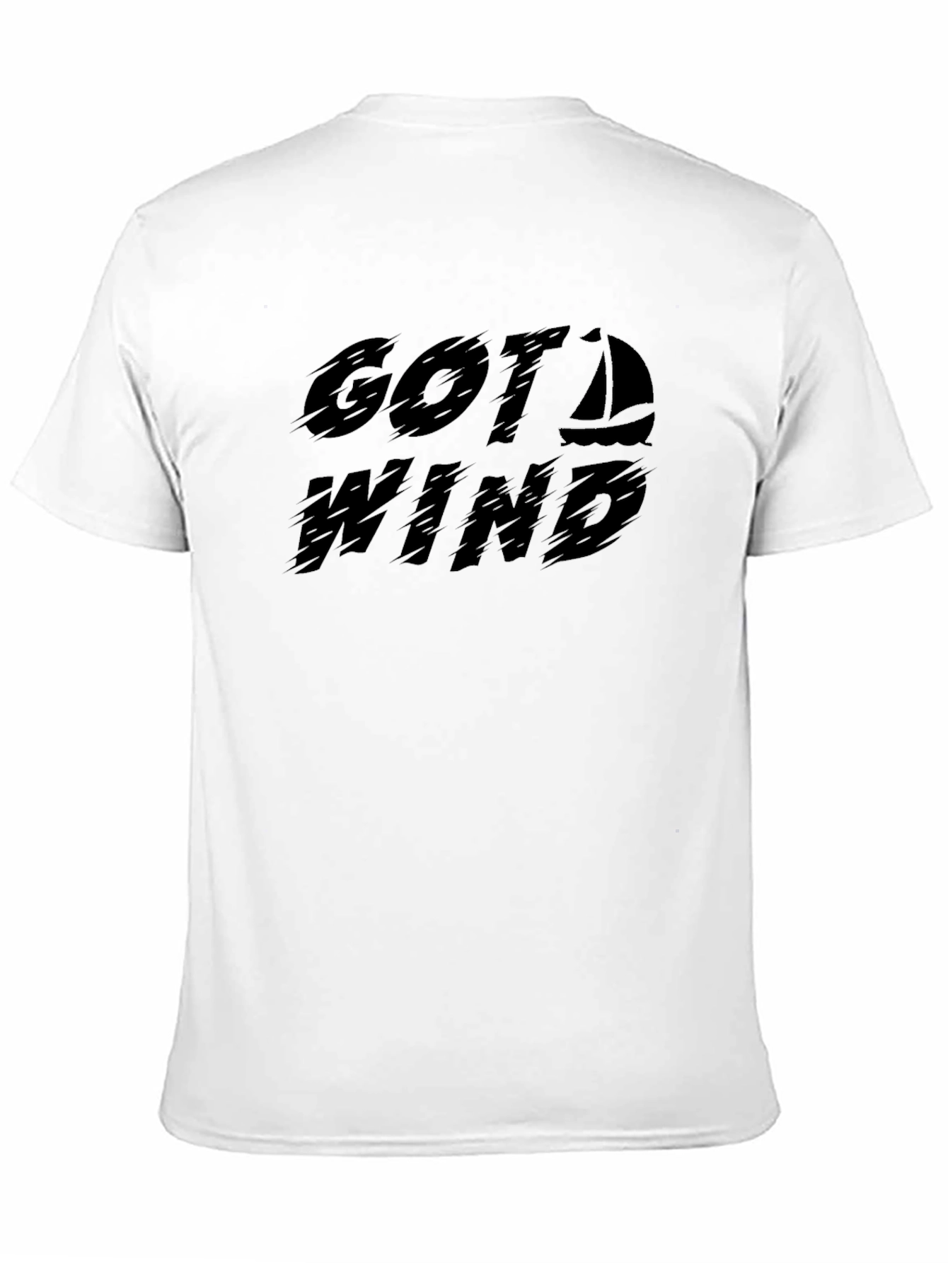 Got Wind Sailing T-Shirt - Black Graphic Tee