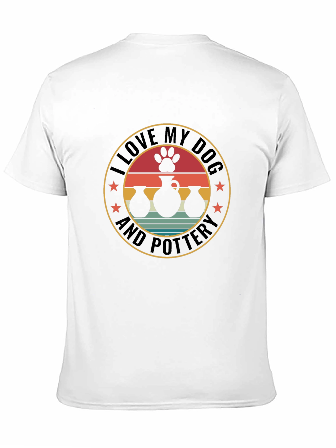 I Love My Dog and Pottery T-Shirt