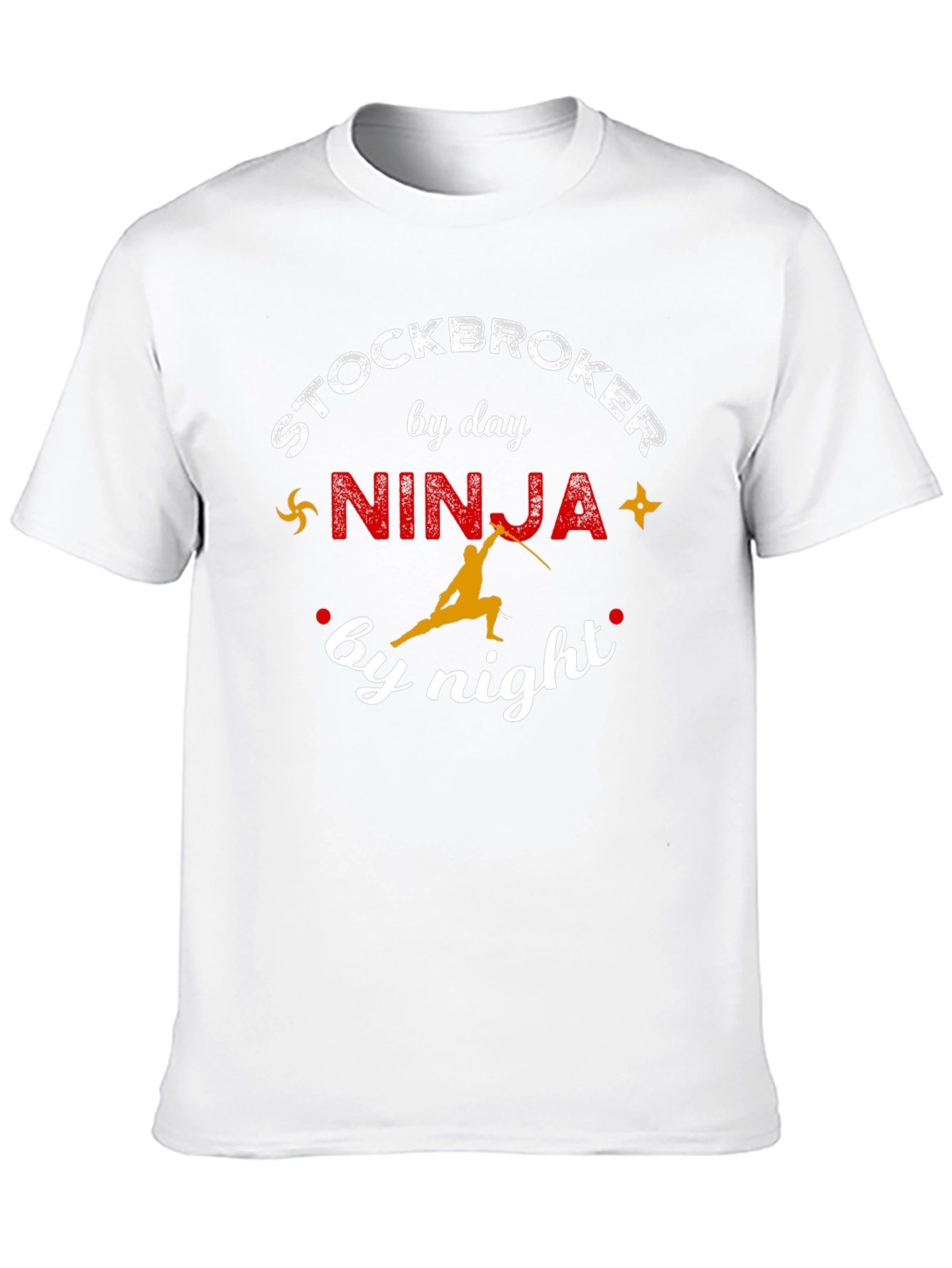 Stockbroker Ninja T-Shirt - Funny Day & Night Tee
