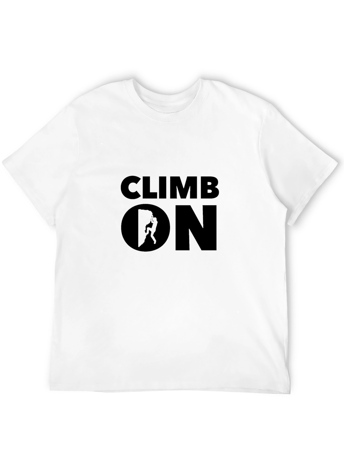 Climb On Graphic T-Shirt - Black Crew Neck Tee