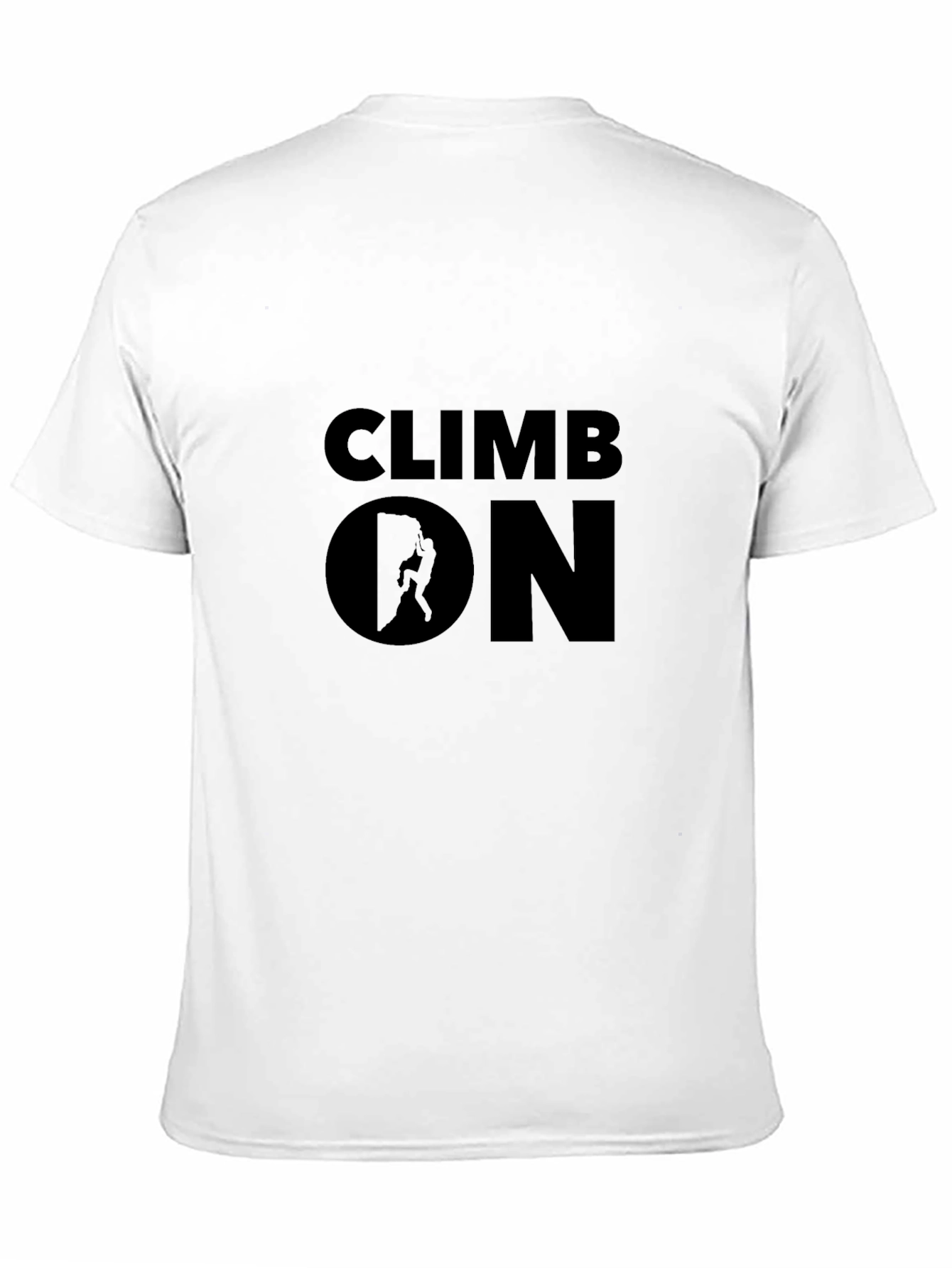 Climb On Graphic T-Shirt - Black Crew Neck Tee