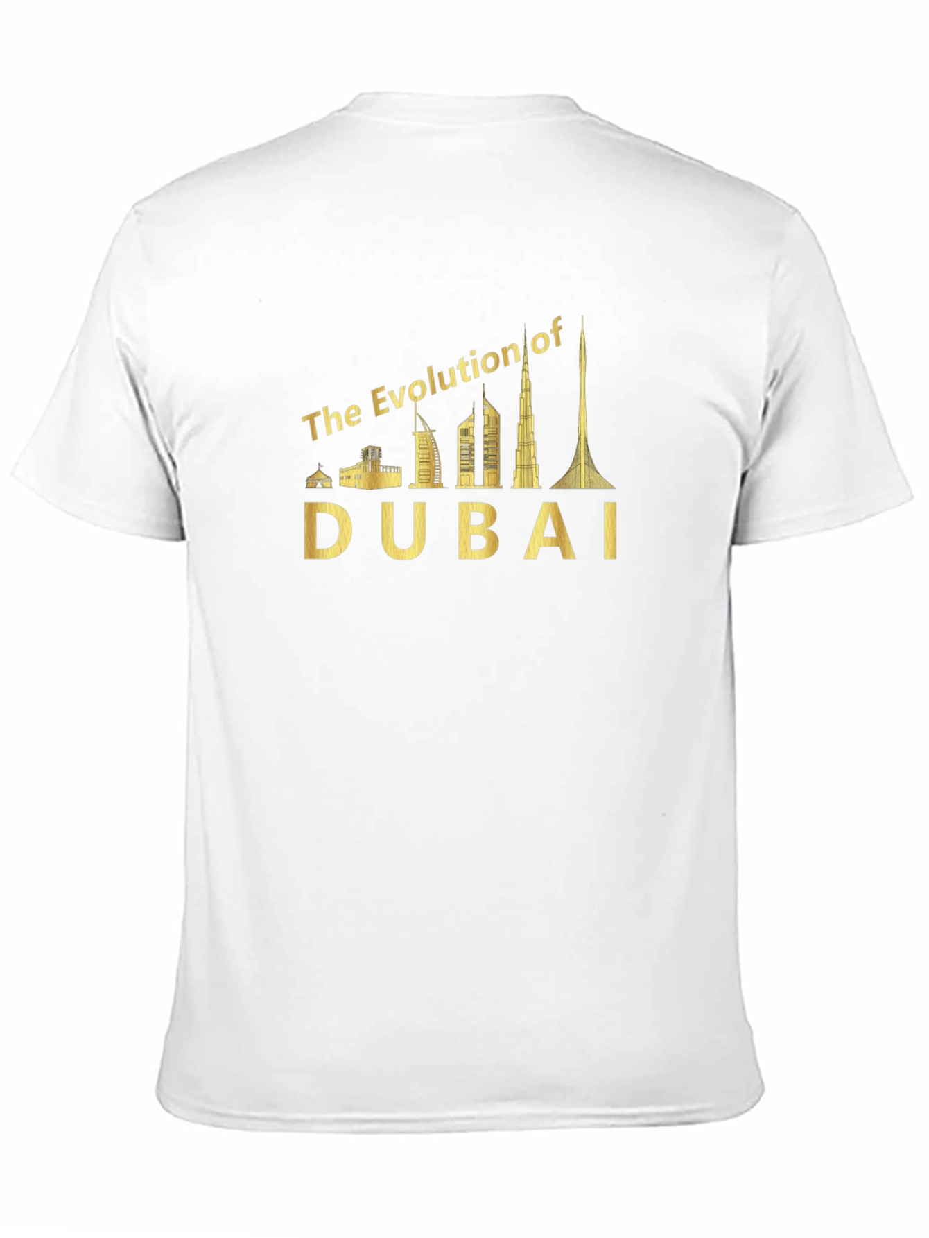 Dubai Evolution T-Shirt - Cityscape Graphic Tee