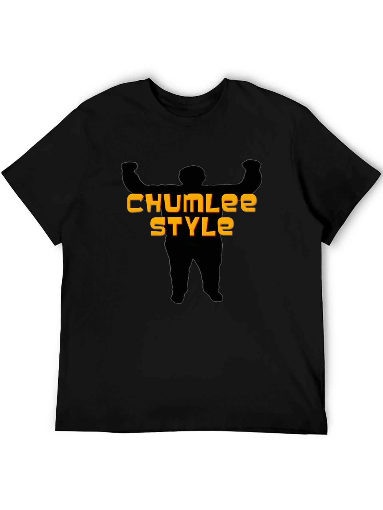 Chumlee Style Black Graphic T-Shirt
