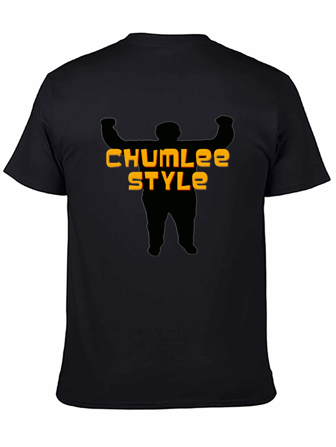 Chumlee Style Black Graphic T-Shirt