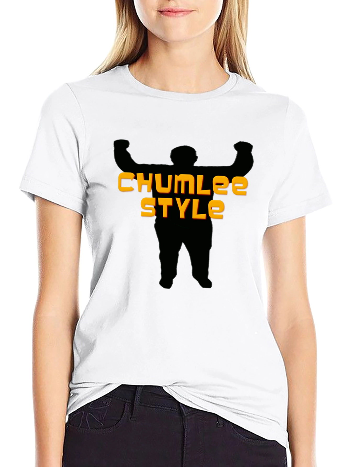 Chumlee Style Black Graphic T-Shirt