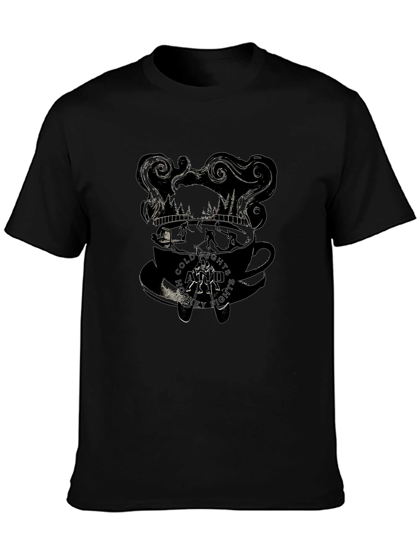 Cold Nights and Hockey Fights T-Shirt